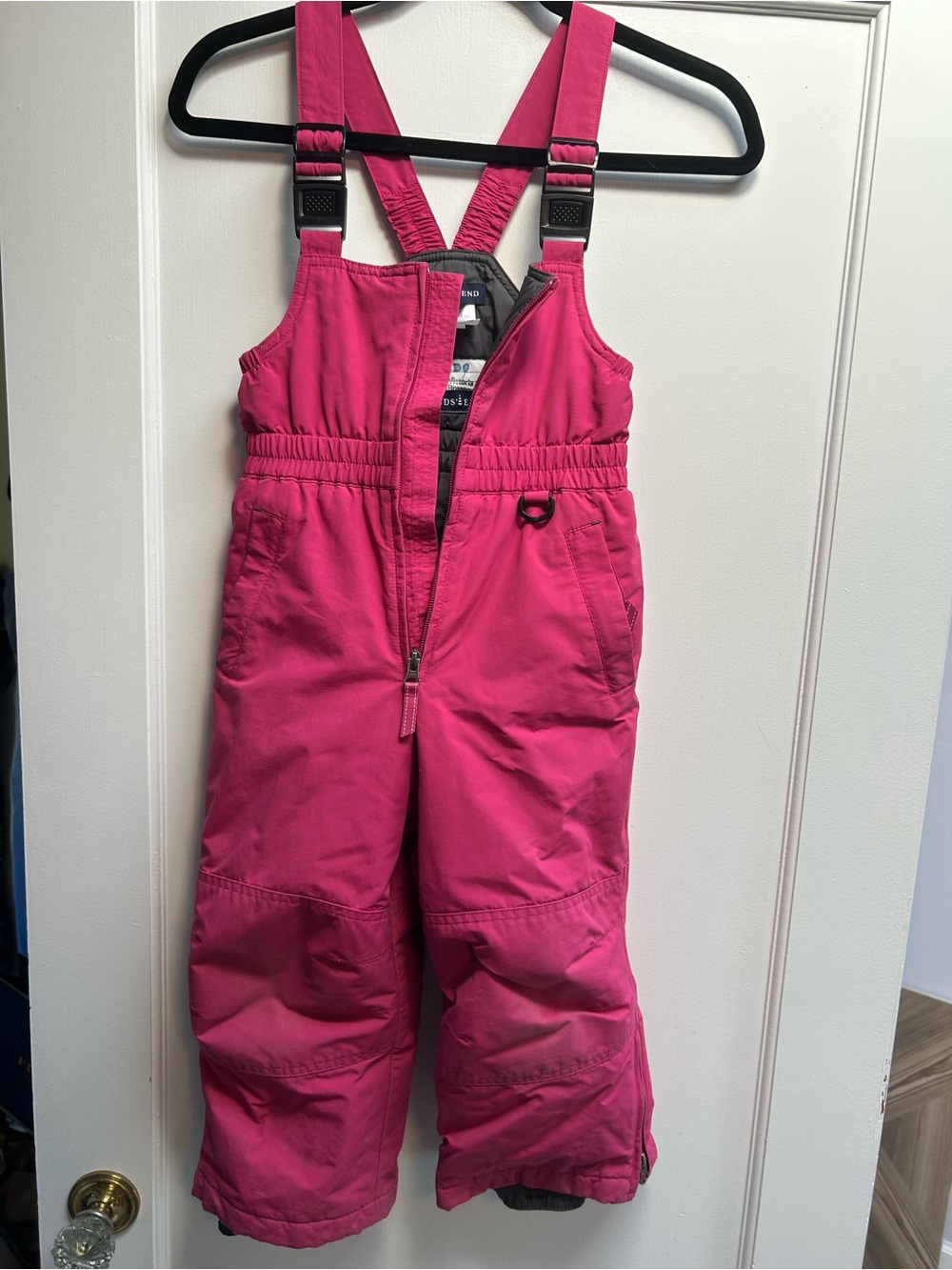 Land’s End Kids Pink Snow Bib Overalls - Size 5